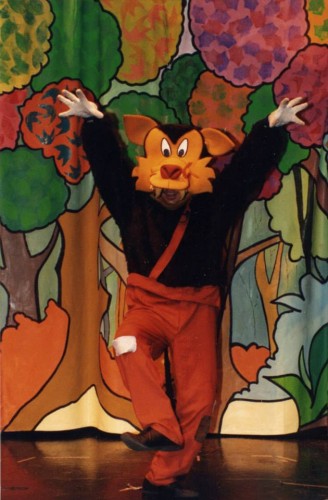 MM as The Big Bad Wolf in "The 3 Little Pigs"