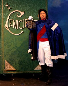 MM as The Prince in "Cinderella/Cenicienta"